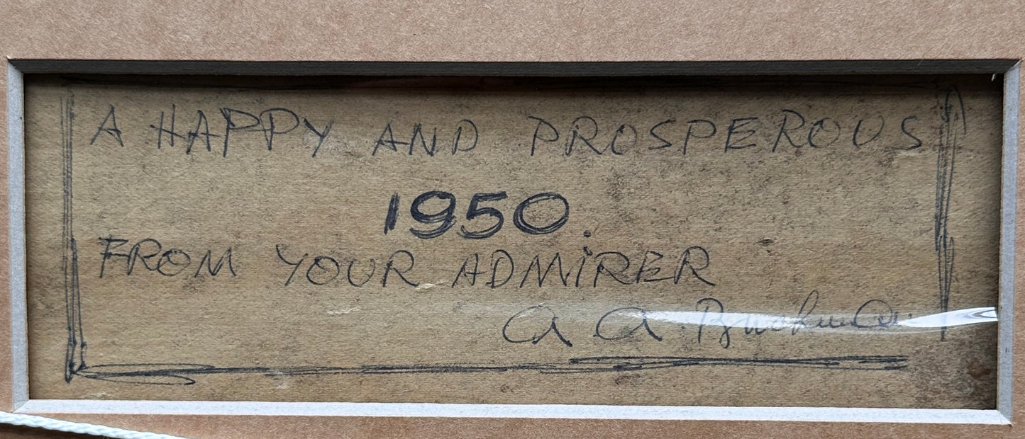 Arthur Avia Buchman (1904-1986), Scene in Enniskerry, Co Wicklow