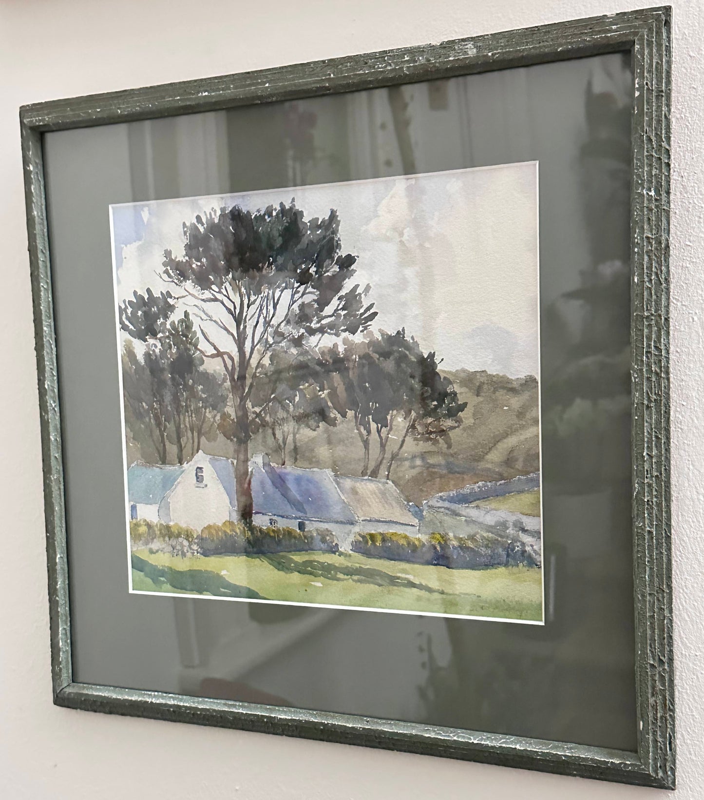 Anonymous, Farm Buidings & Trees