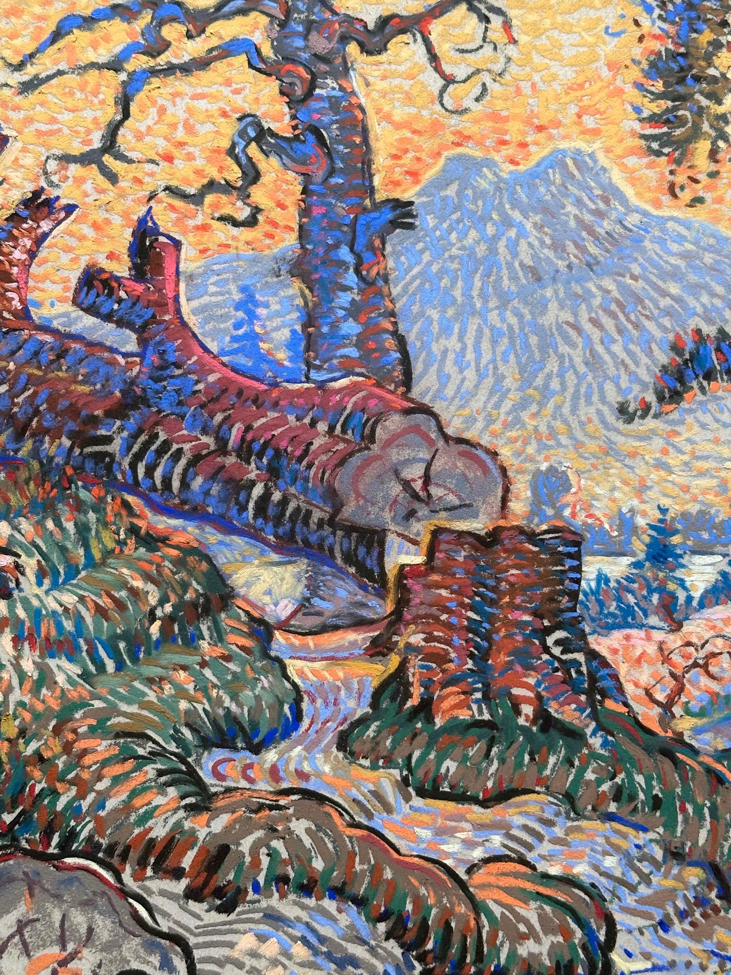 Arthur Avia Buchman (1904-1986), Scene in Enniskerry, Co Wicklow