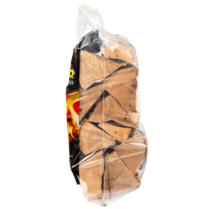 Kiln-dried hardwood birch logs (10 bags)