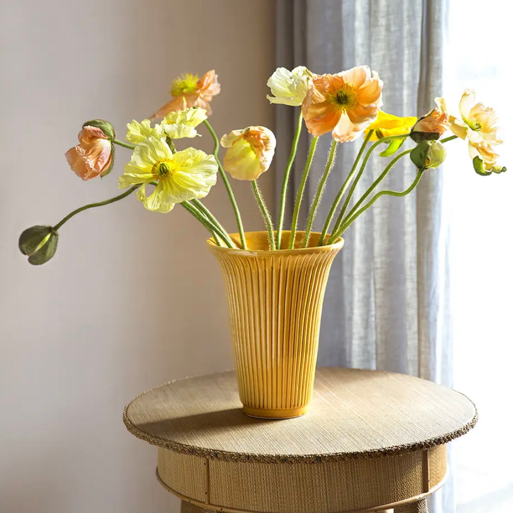 Bergs 'Daisy' vase, yellow