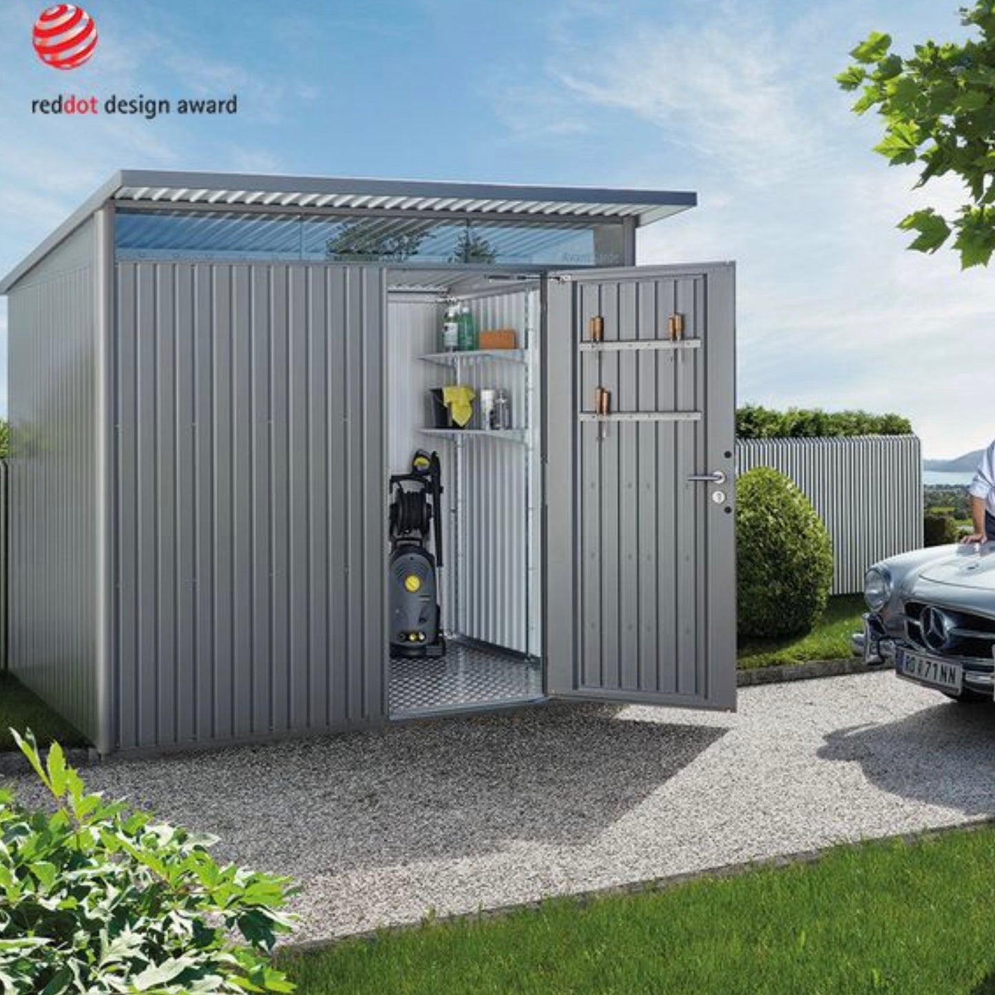 Biohort 'AvantGarde Eco' garden shed (8 sizes)
