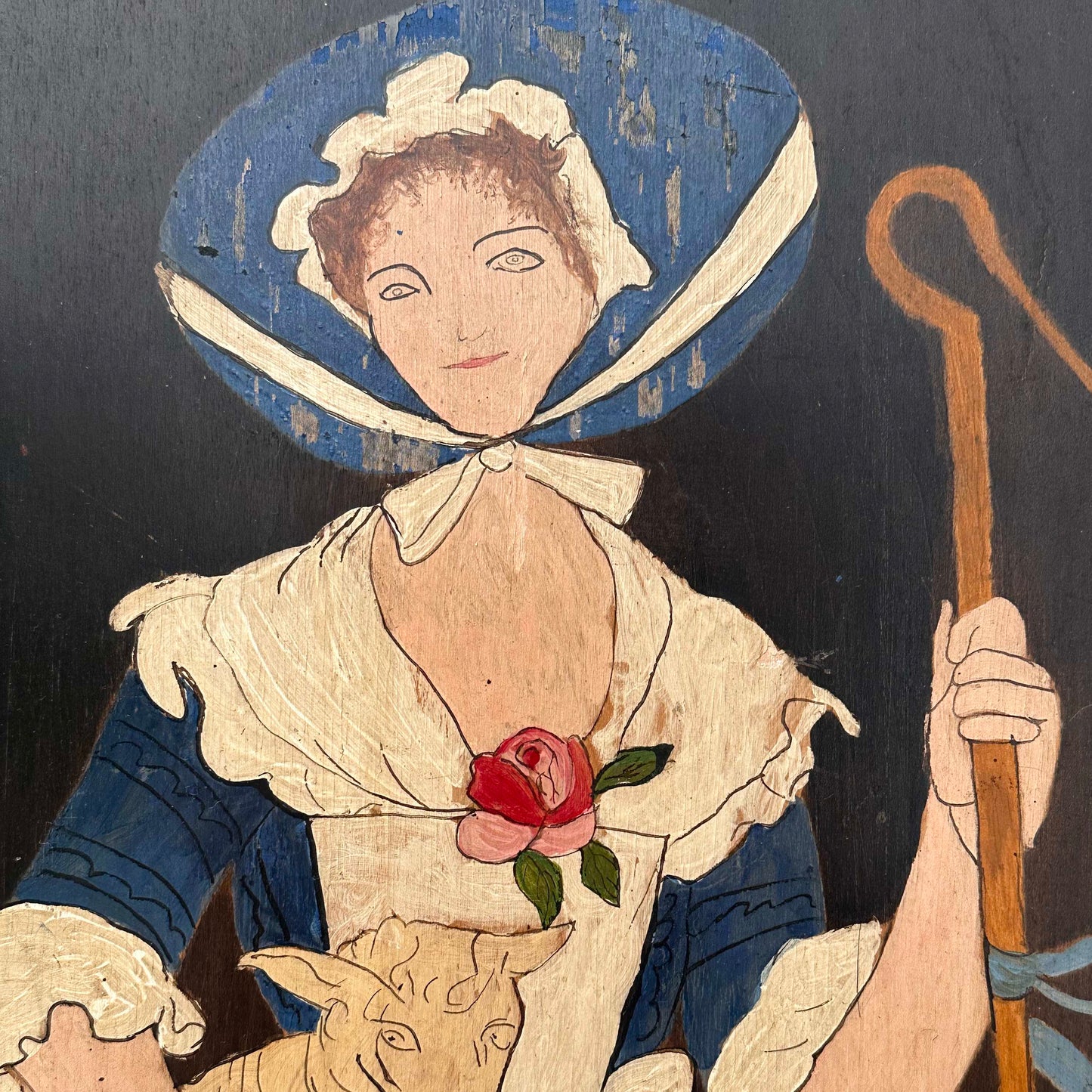 Anonymous, Shepherdess with Lamb / Little Bo Peep