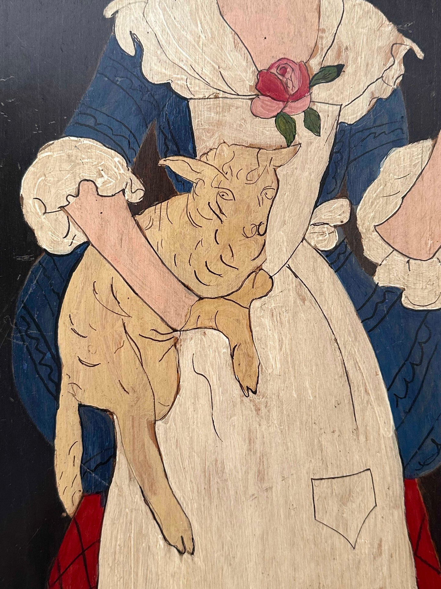 Anonymous, Shepherdess with Lamb / Little Bo Peep