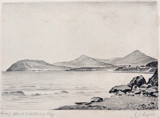 Edward James Rogers (1838 - 1996), Bray Head + Killiney Bay