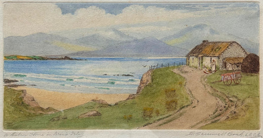 Robert Cresswell Boak (1875-1949), A Cabin Home in Erin's Isle