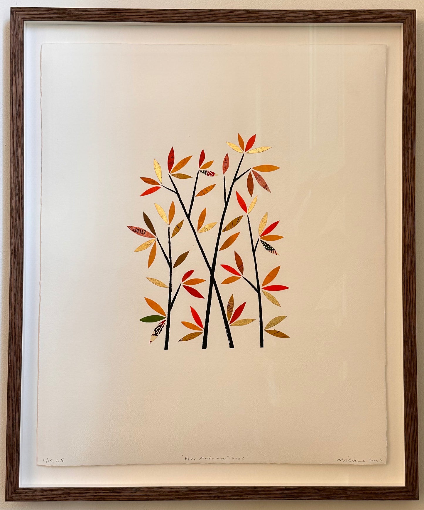 Ed Miliano, Four Autumn Trees