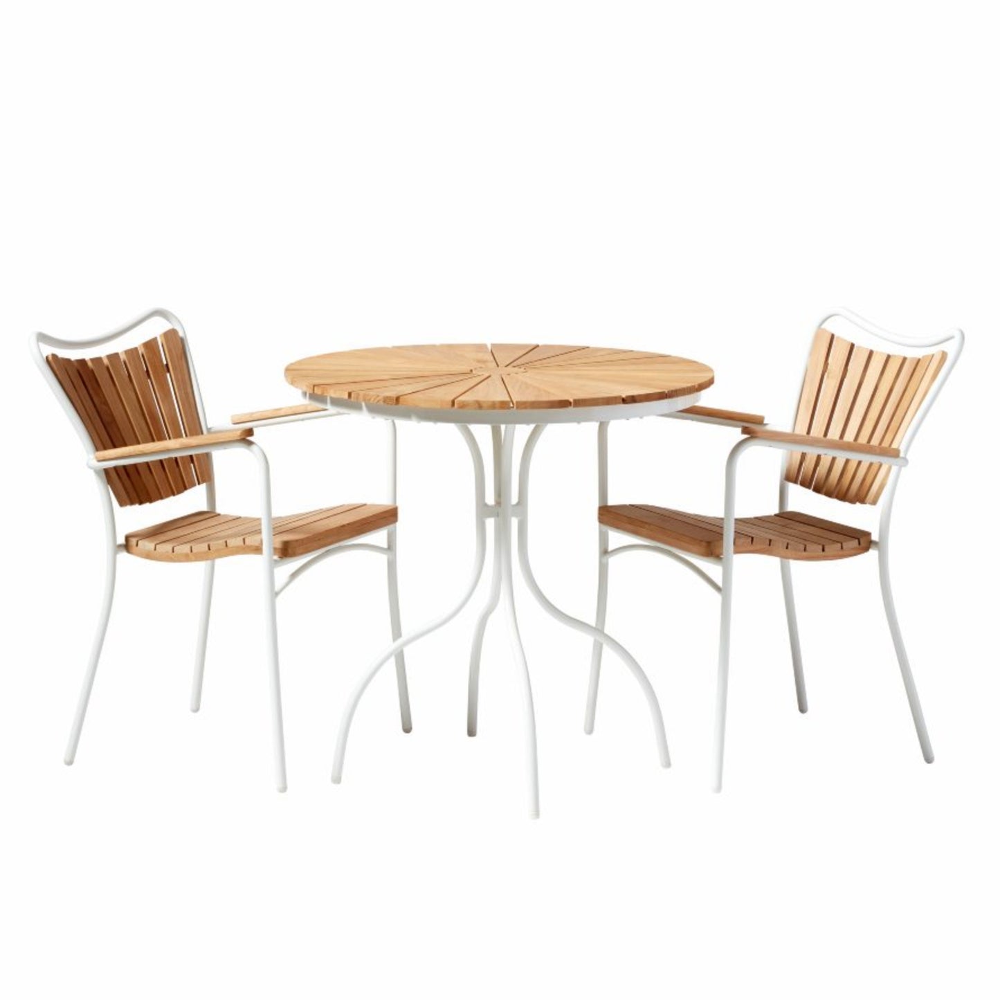 'Ellen' patio set: 80cm table with 2 chairs