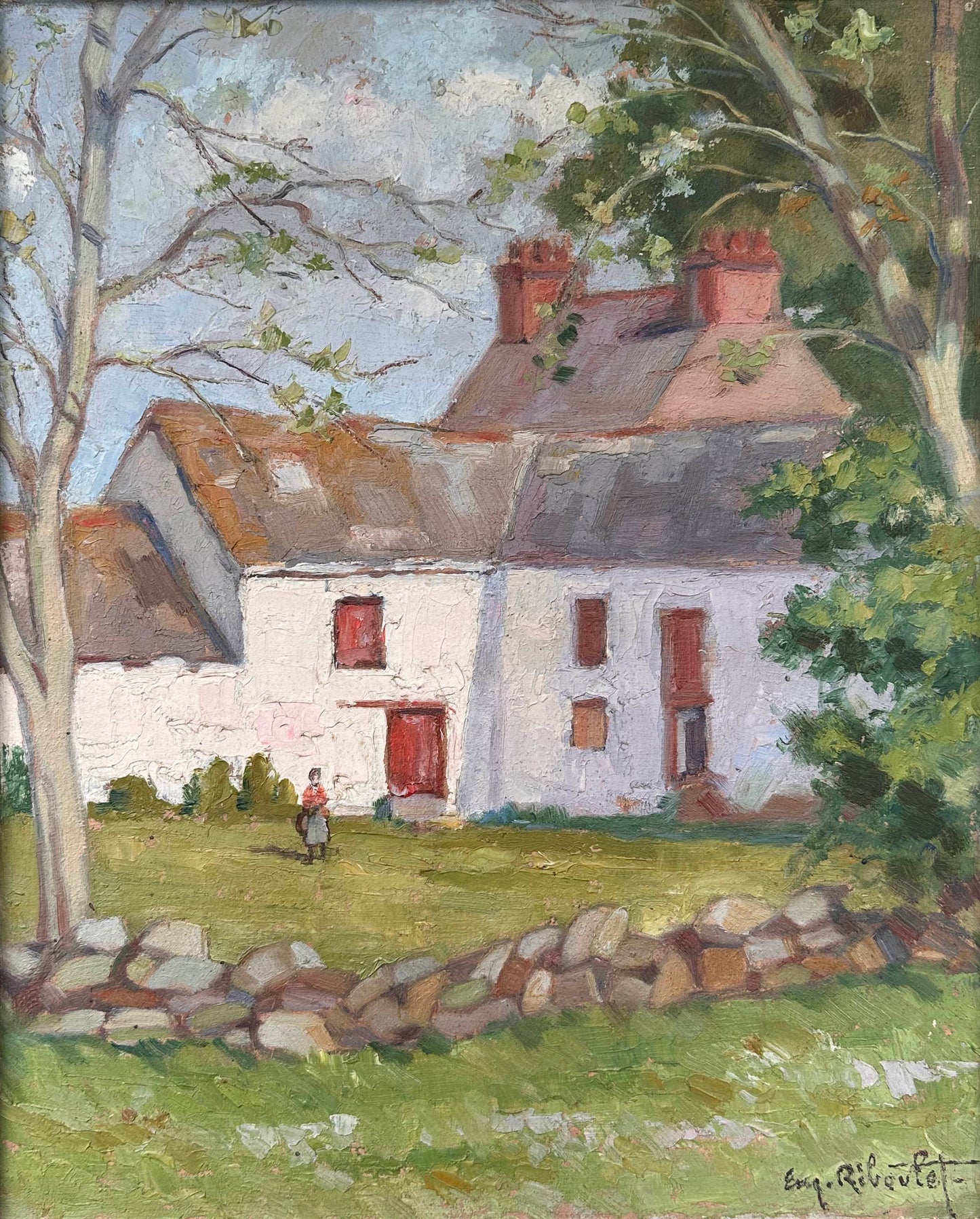 Eugene Riboulet (1883-1972), Farm Buildings