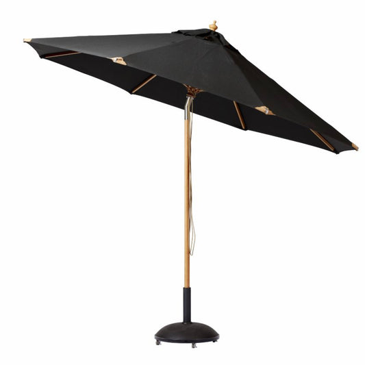'Pomino' garden umbrella, black, 3.3M diameter