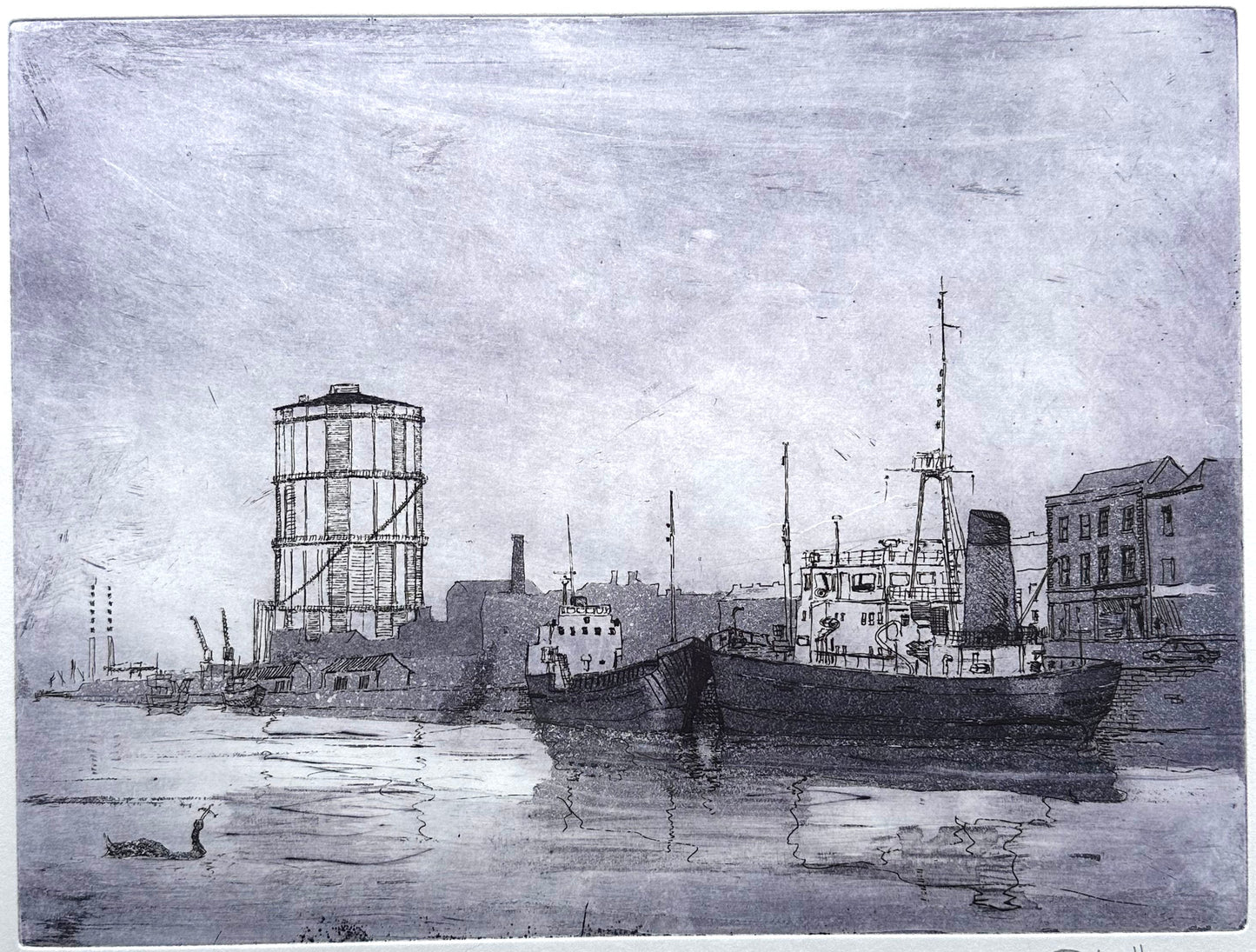 Pete Hogan, Guinness Ships on the Liffey (1980s)