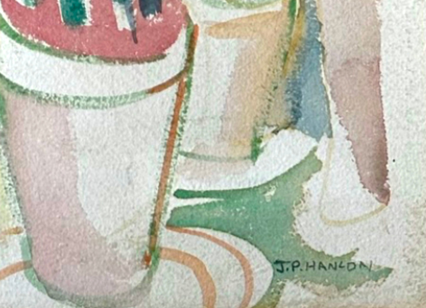 Jack Hanlon (1913-1968), Plants on a Windowsill