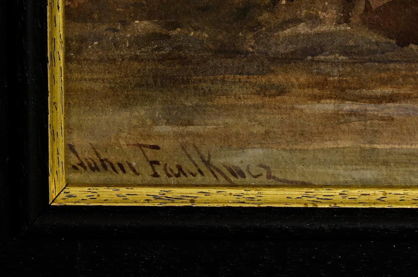 John Faulkner RHA (1835-1894), Fisherman in Wooded Valley