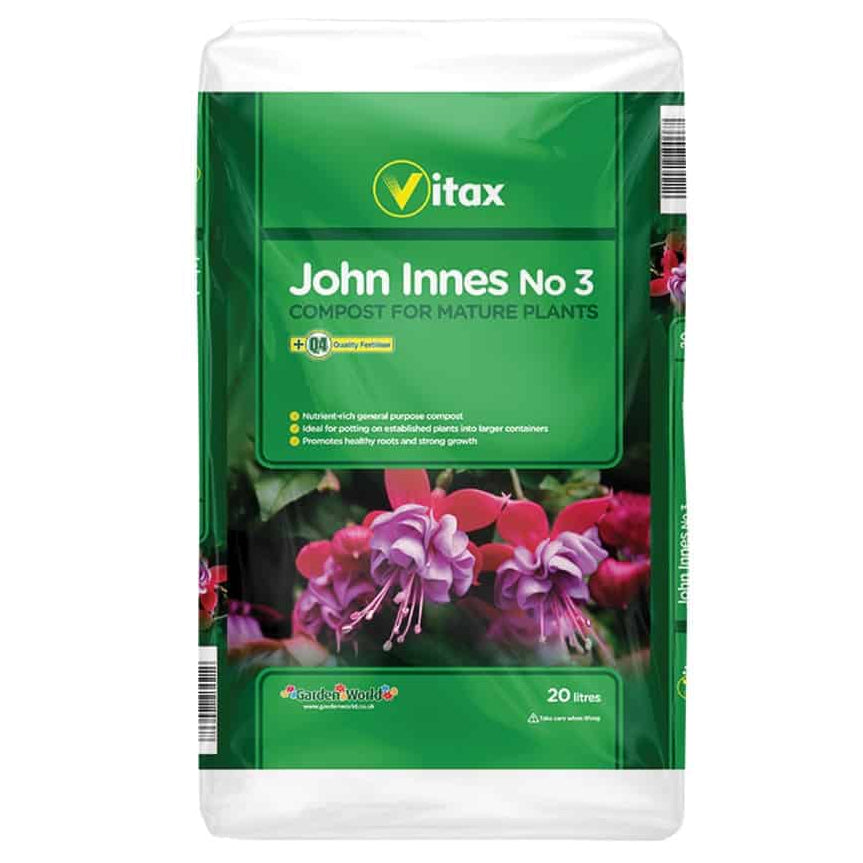 John Innnes No 3 compost, 20 litre bags (6 bags)