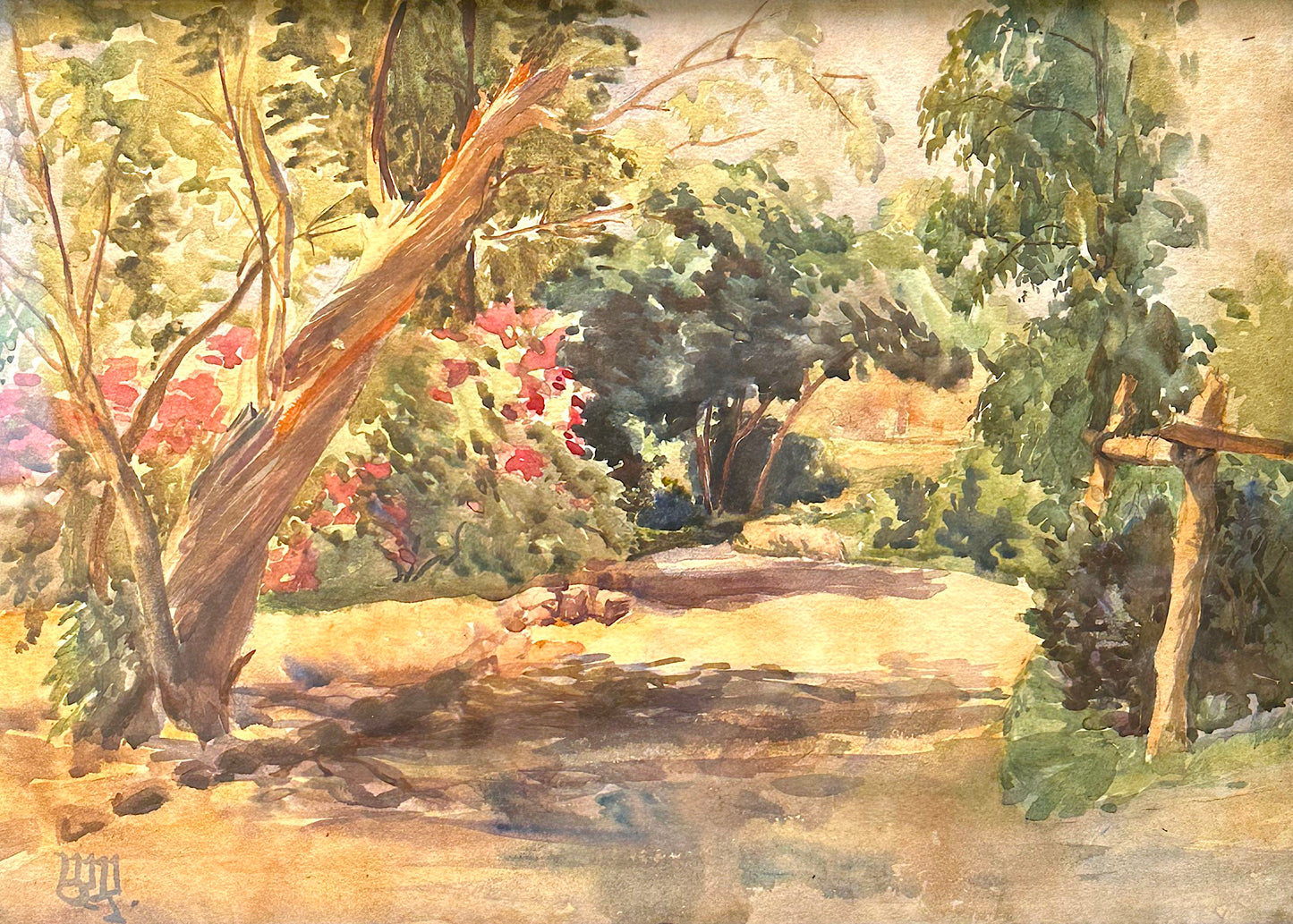 Norah O'Kelly (1886 - 1964), Rhododendron Walk, Himalayas