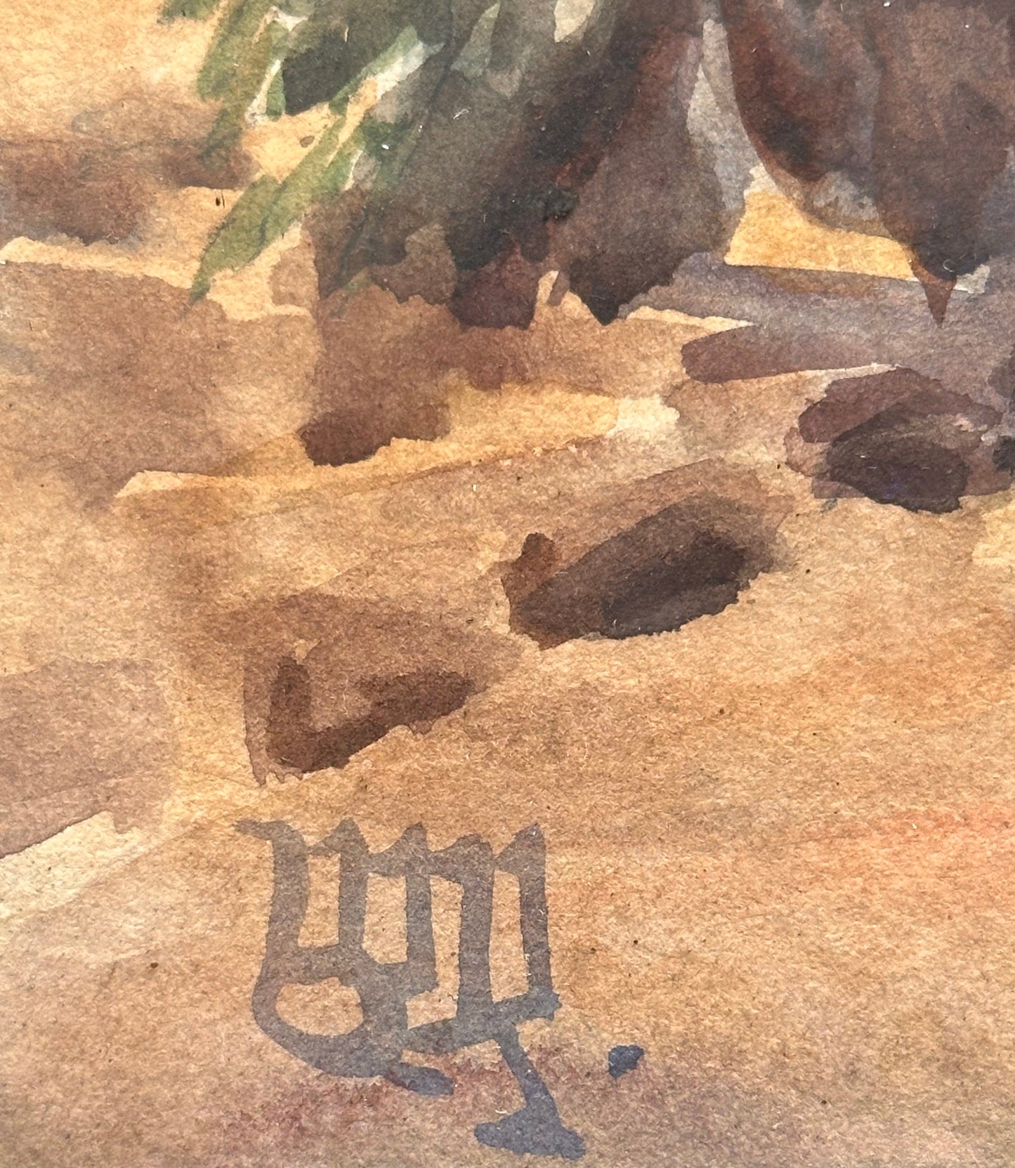 Norah O'Kelly (1886 - 1964), Rhododendron Walk, Himalayas