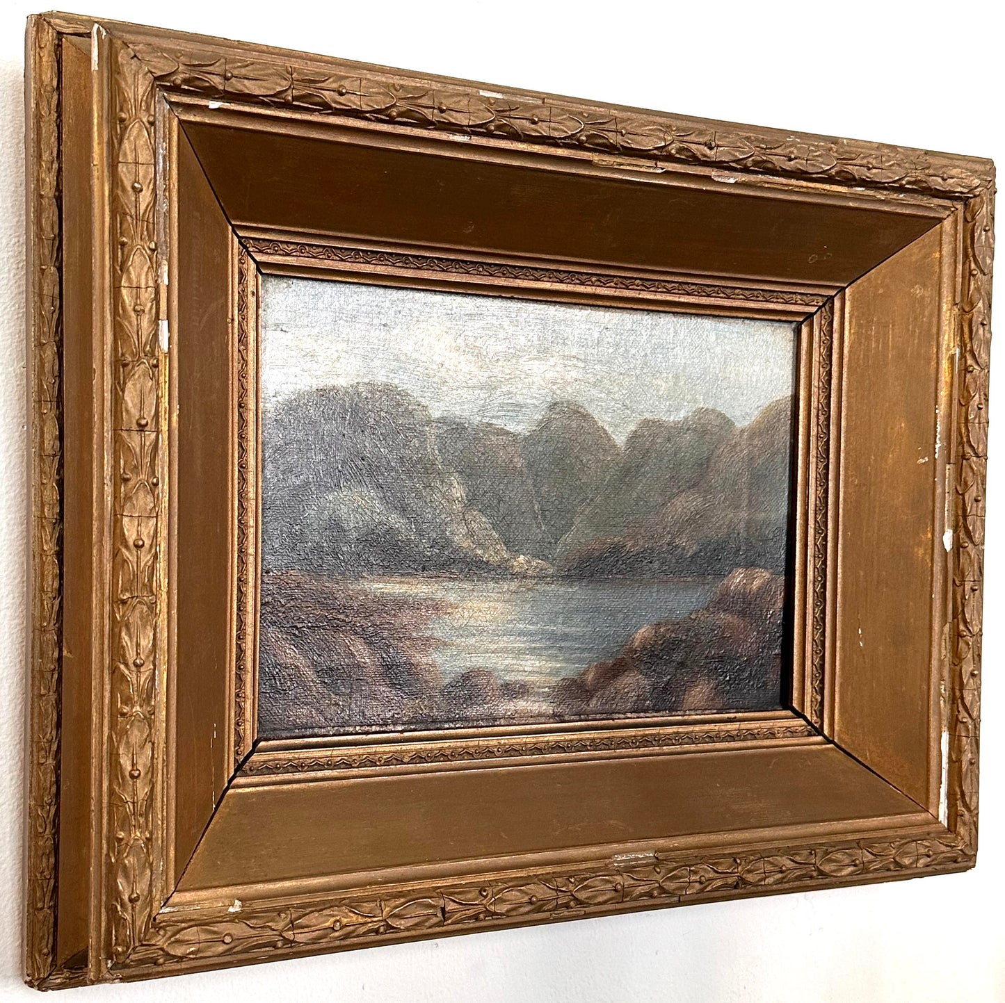 Anonymous (late 19th Century), Dramatice Lake Landscape
