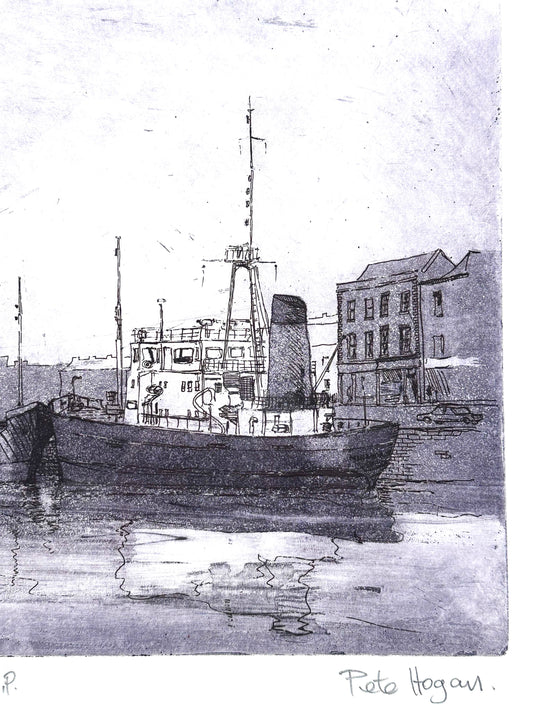 Pete Hogan, Guinness Ships on the Liffey (1980s)