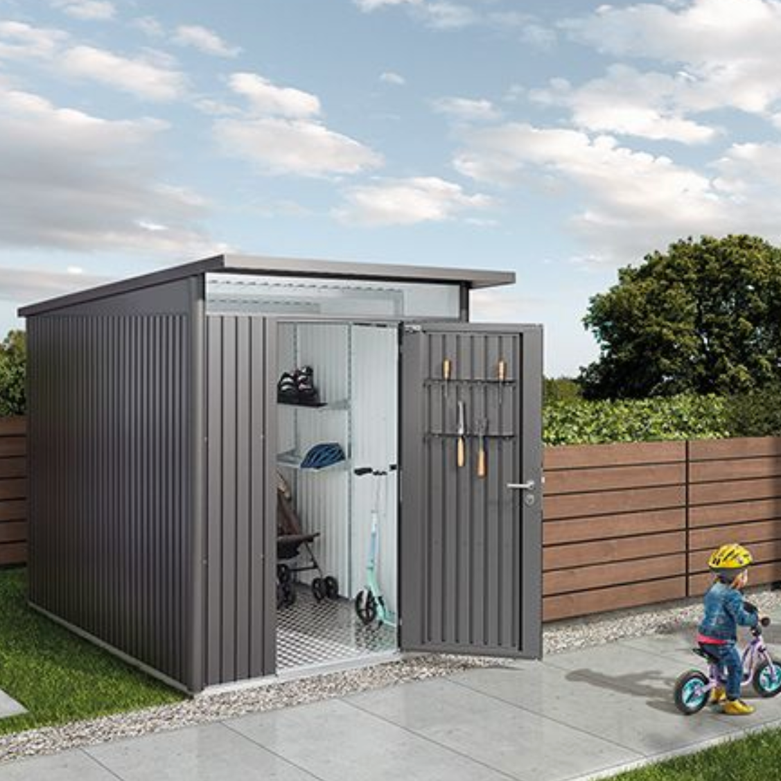 Biohort 'AvantGarde Eco' garden shed (8 sizes)