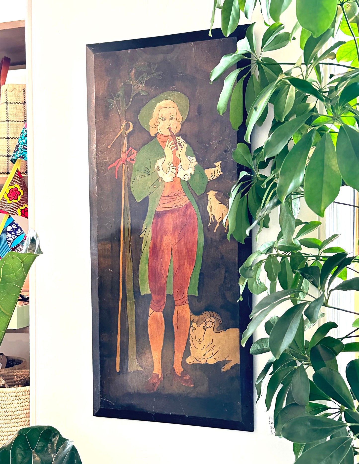 Anonymous, Shepherd with Sheep and Pipe