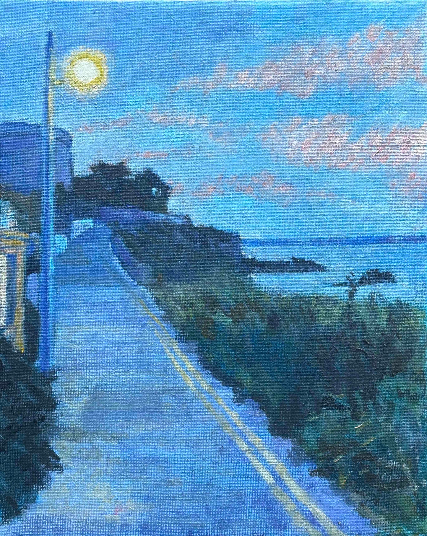 Ursula Celano, Martello Tower at dusk, Sandycove