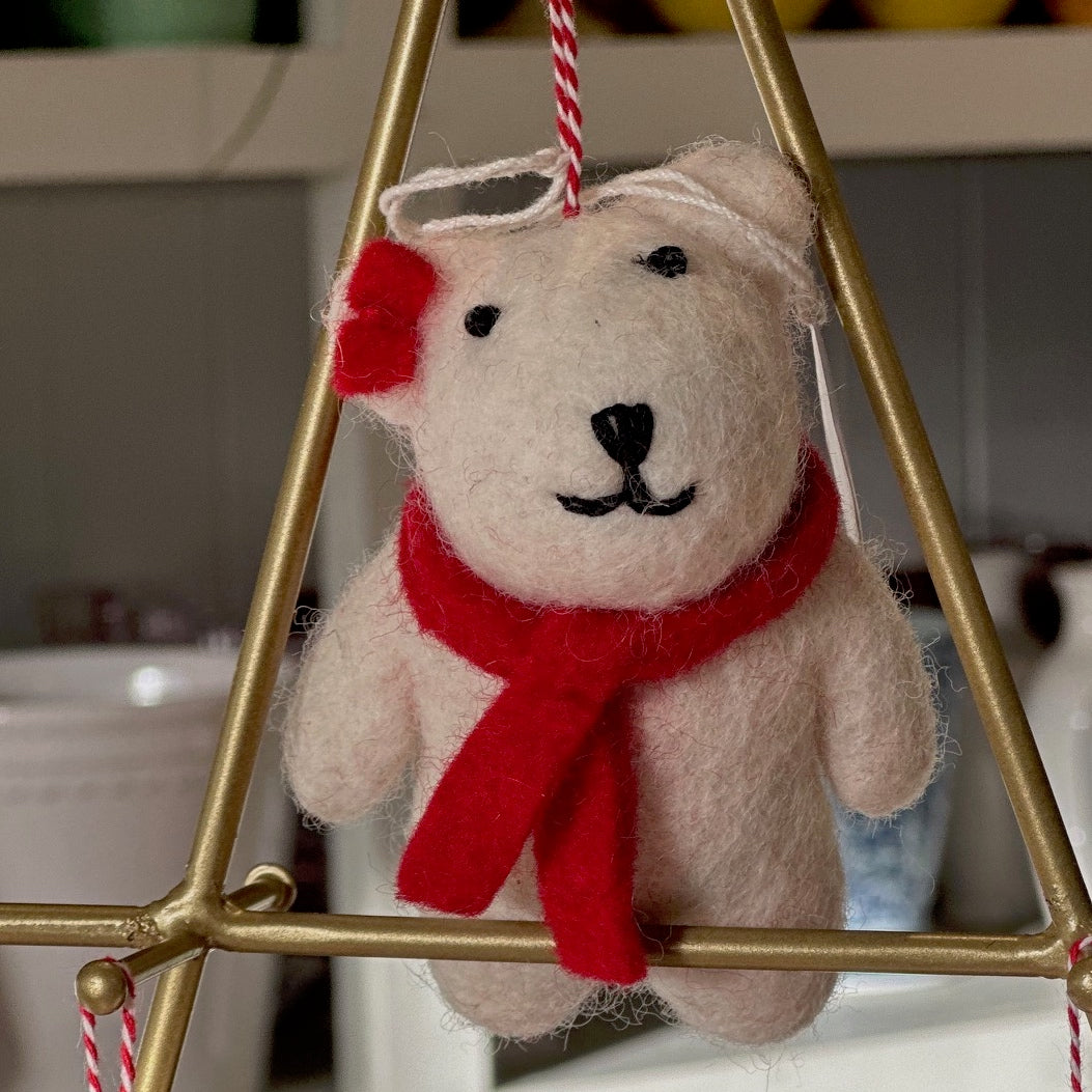 Felt & wool Christmas decorations