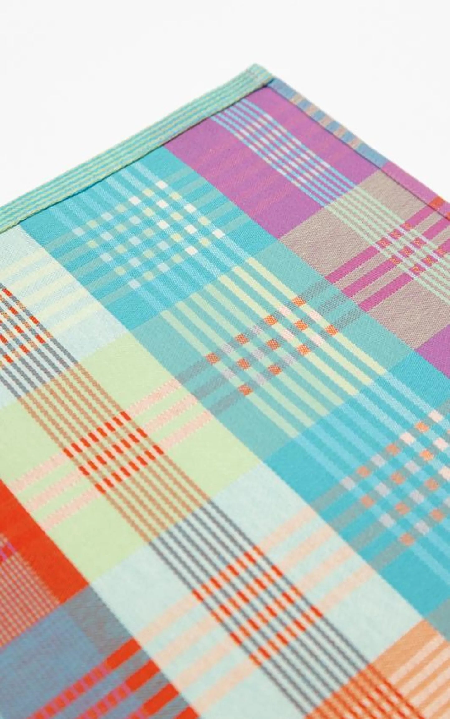 tea towel turquoise multicolour