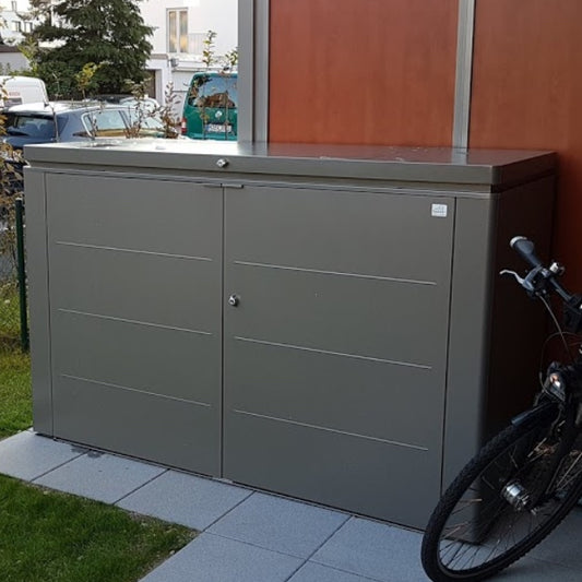 Biohort 'HighBoard' bin & bicycle storage