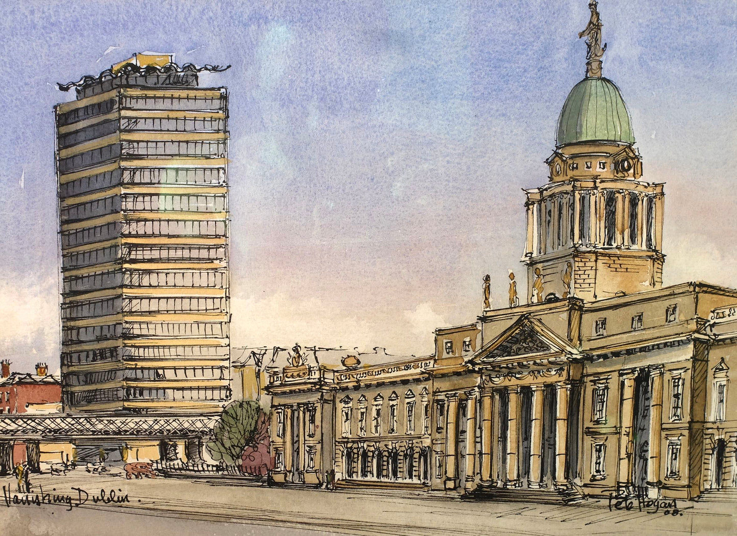 Pete Hogan, Custom House & Liberty Hall
