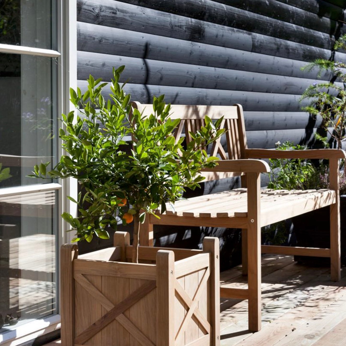 'Rosenborg' 2-seater garden bench (120cm)