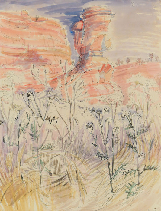 Alicia Boyle RBA, RHA (1908-1997), Red Rocks