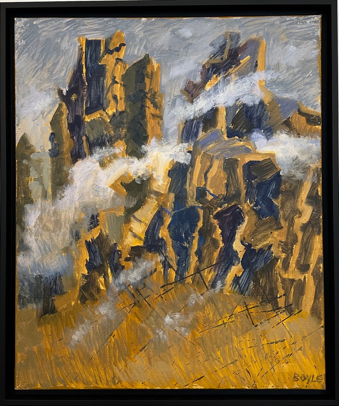 Alicia Boyle RBA, RHA (1908-1997), Rocky Peaks