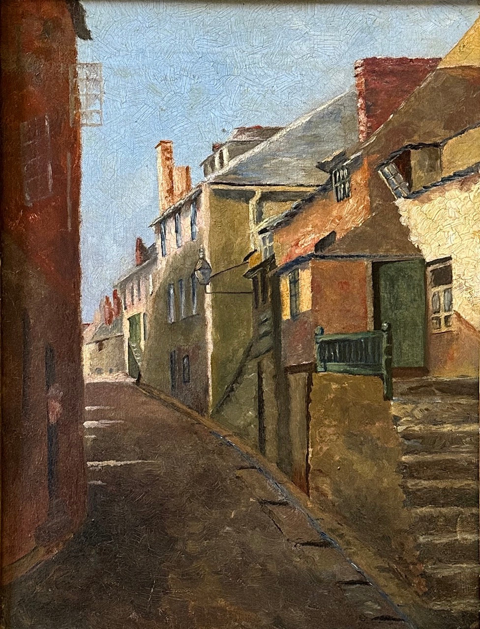 Anonymous, Village Street (Late 19th / Early 20th Century)