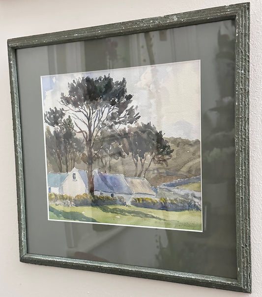 Anonymous, Farm Buidings & Trees