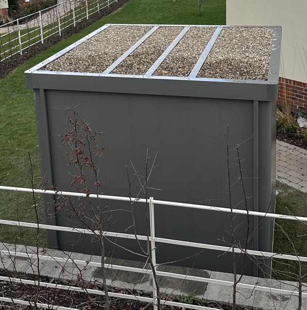 Biohort 'Neo' garden shed, with single door (opening 83 x 200cm)