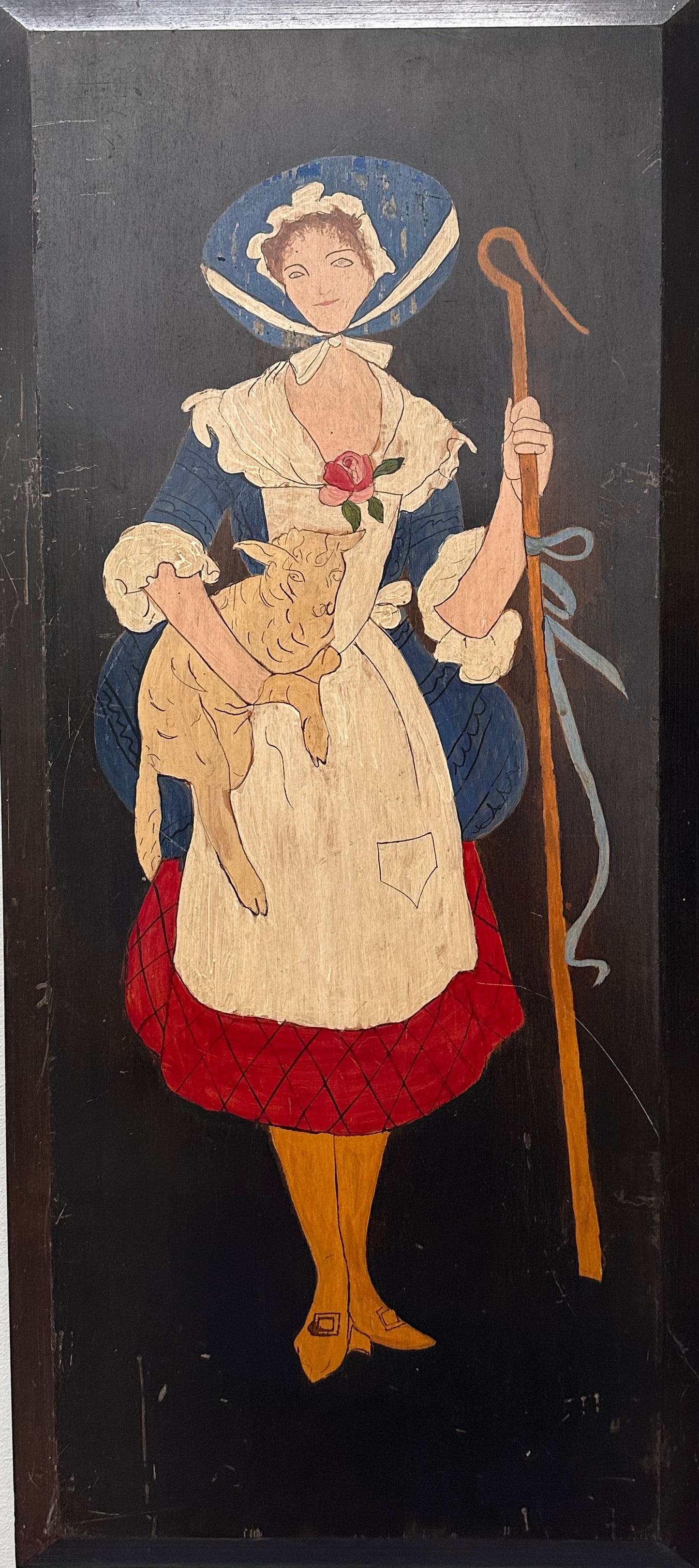 Anonymous,  Shepherdess with Lamb / Little Bo Peep