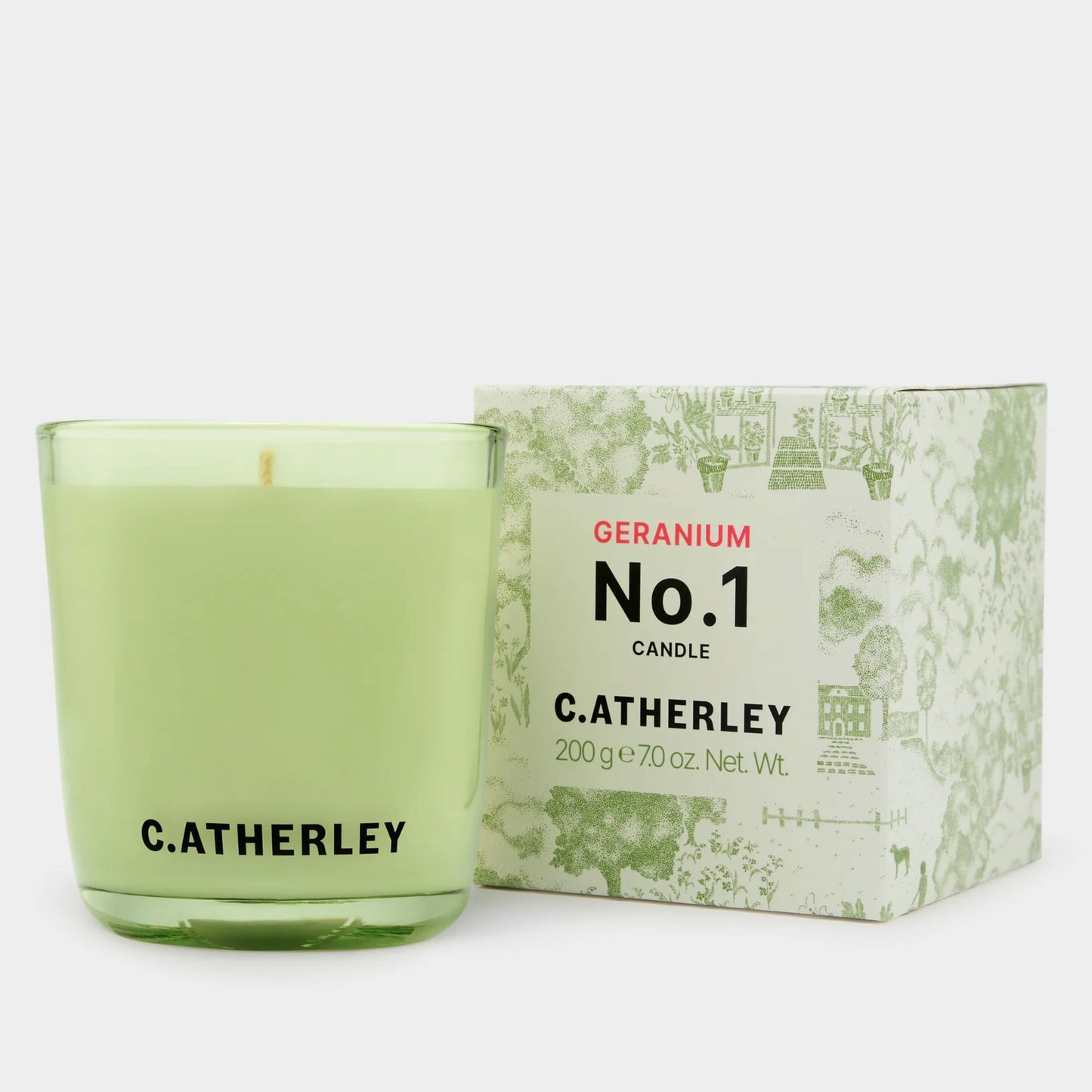 C. Atherley Geranium Fragranced Candle (200g)