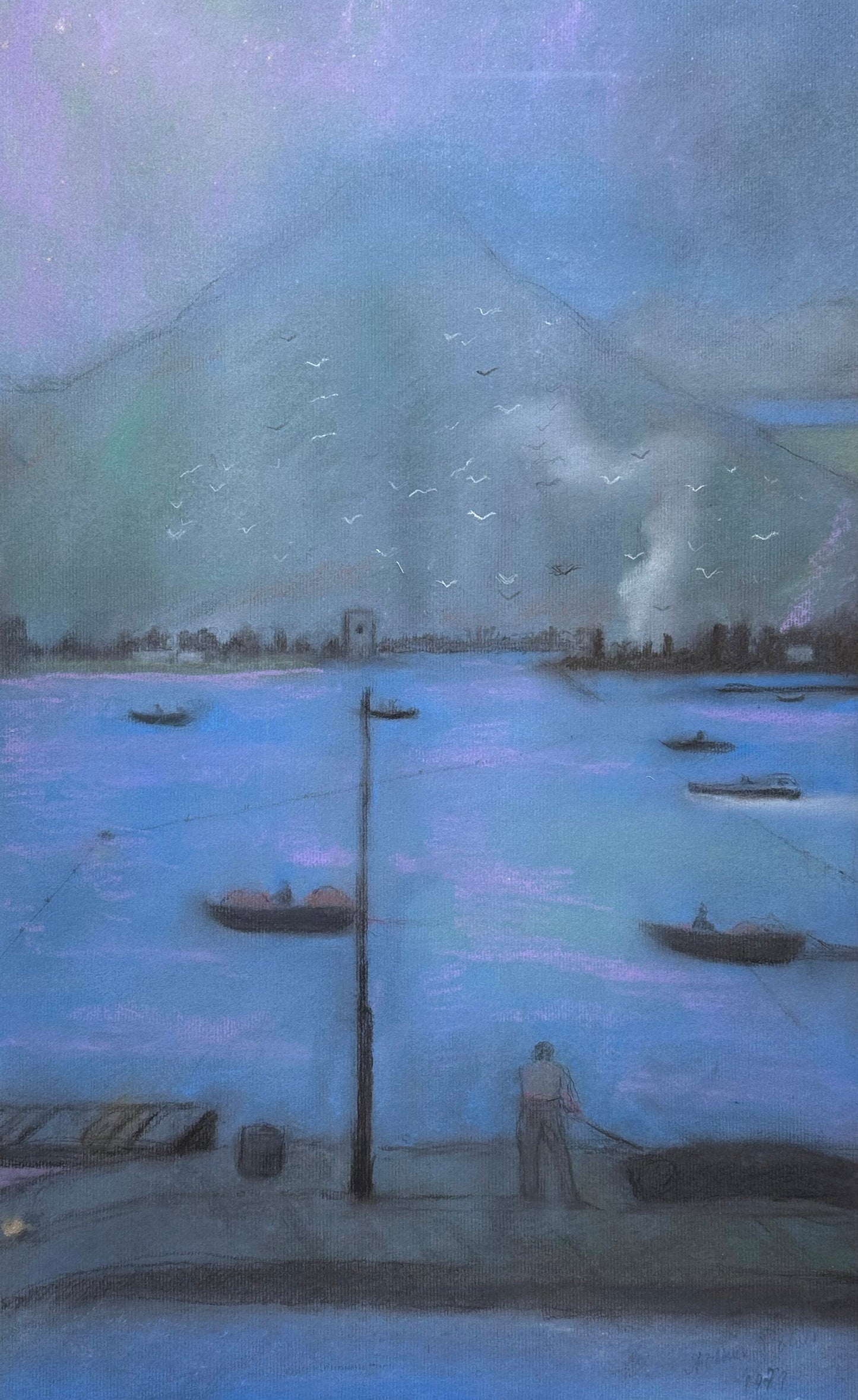 Arthur Power (1891-1984), Under Croagh Patrick (1974)