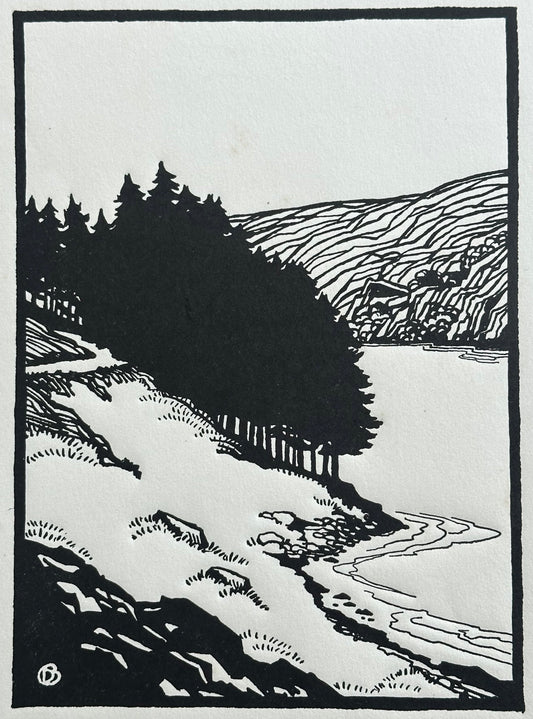 Dorothy Blackham (1896-1975), Glendalough (Cuala Press)