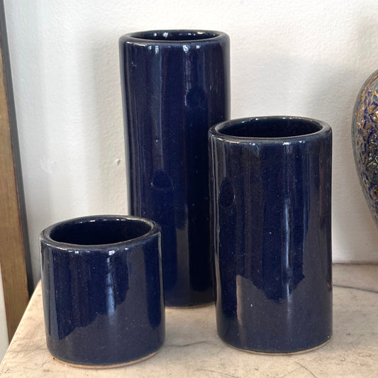 Dorte Blue vase, 3 sizes