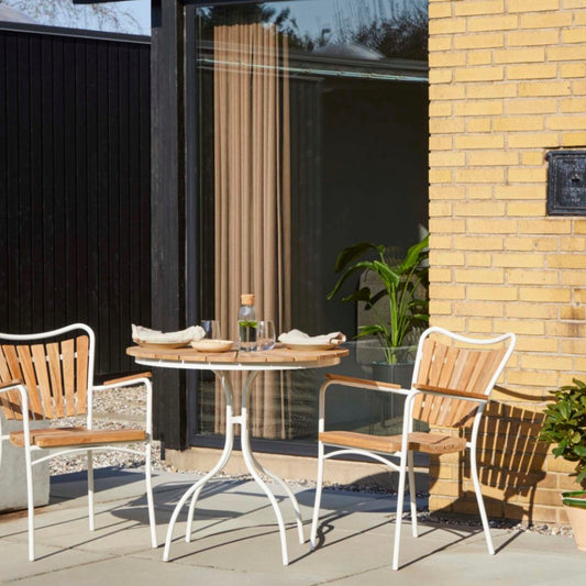 'Ellen' patio set: 80cm table with 2 chairs