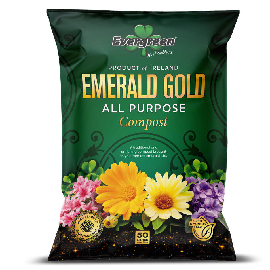 'Emerald Gold' all-purpose compost, 50 litres (6 bags)