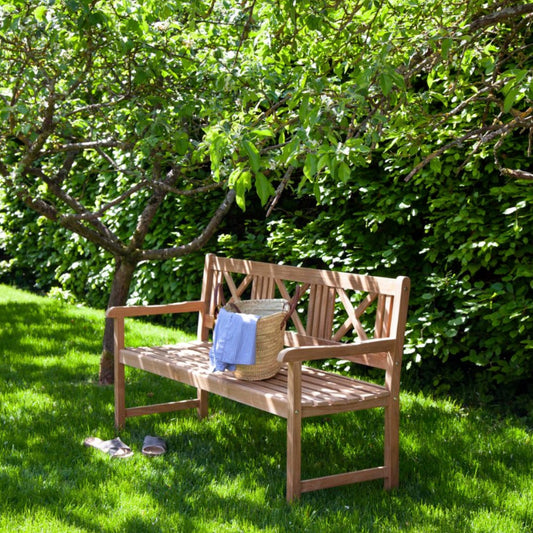 'Rosenborg' 3-seater garden bench (150cm)