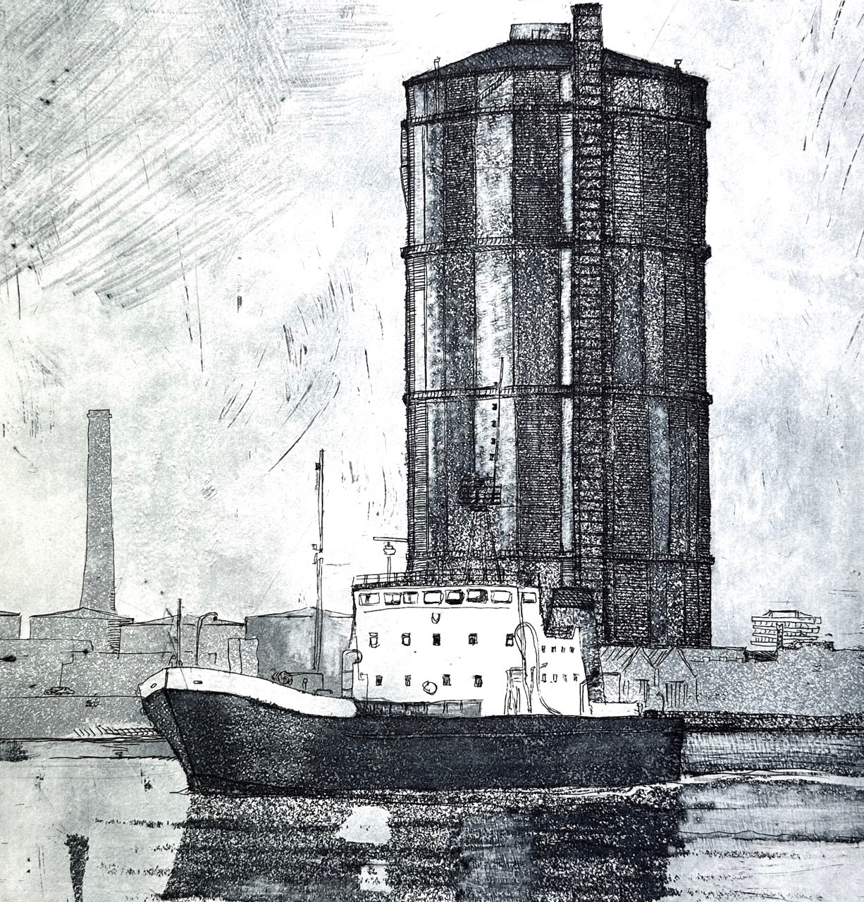 Pete Hogan, Guinness Ship on the LIffey (1980s)