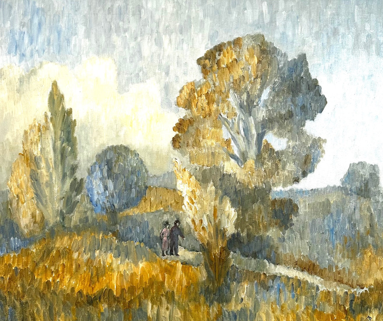 Anonymous, Figures in a Landscape