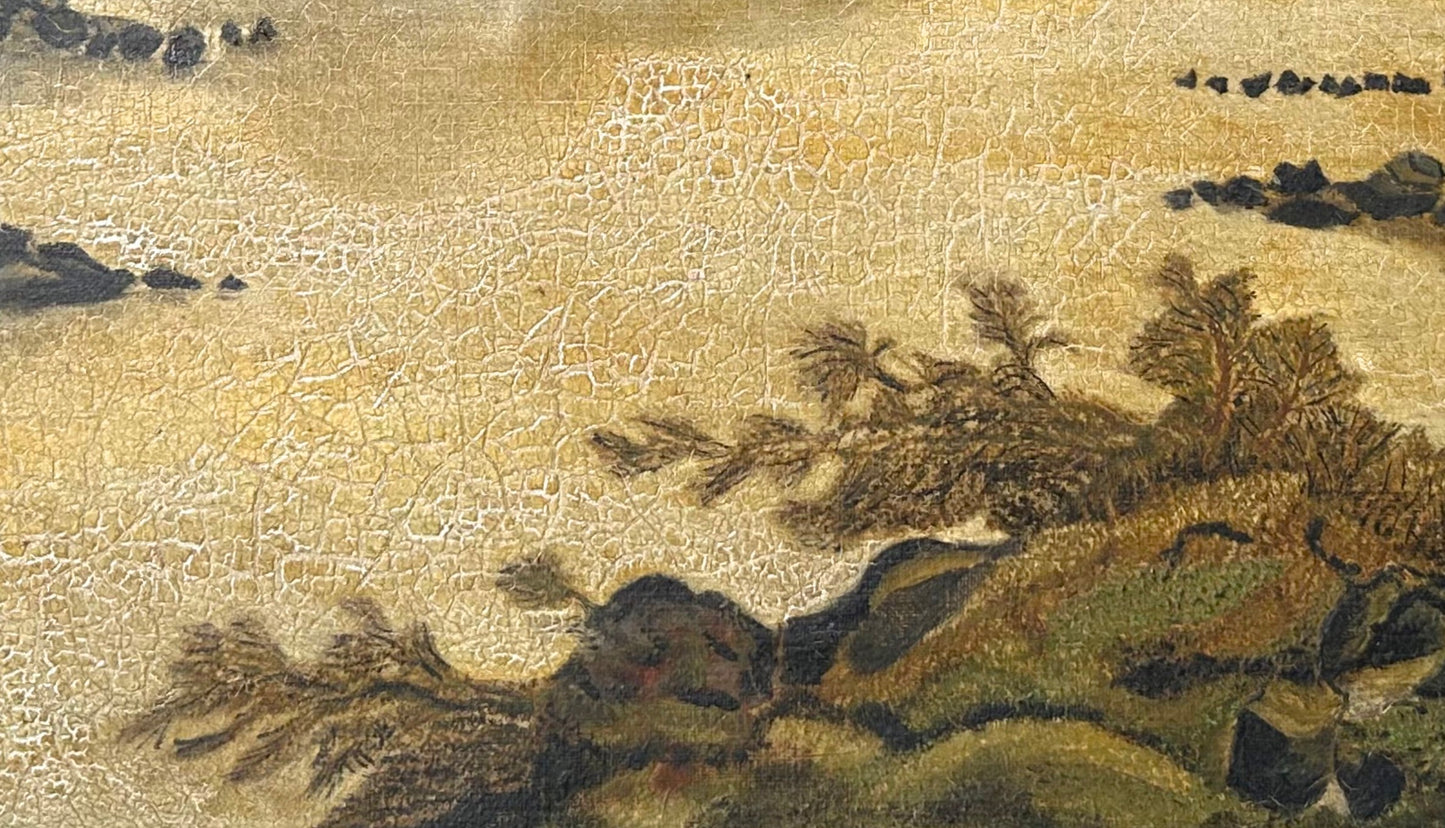 Anonymous artist, Rocky Coastal Landscape