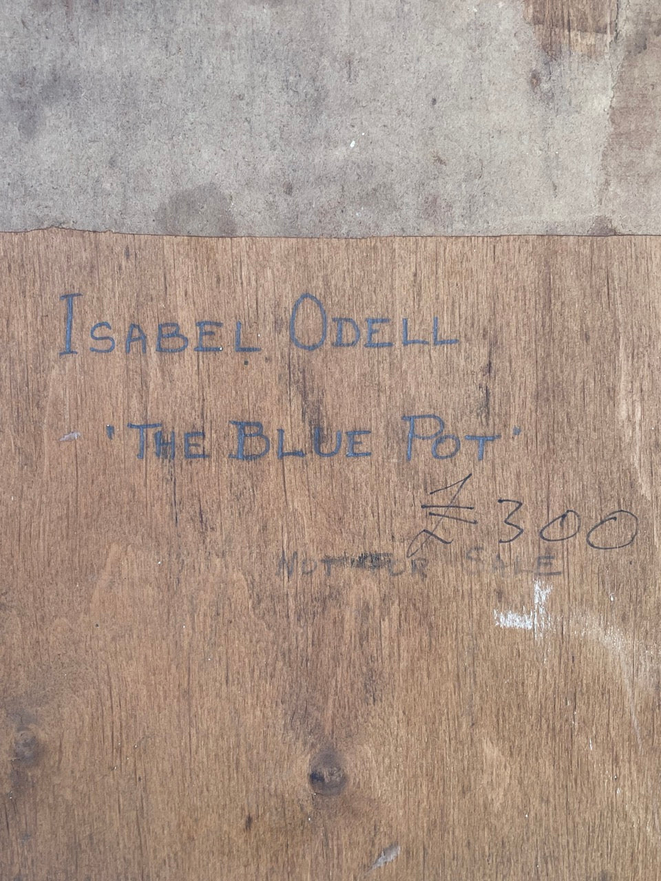 Isabel Odell (1971 -1943), The Blue Pot