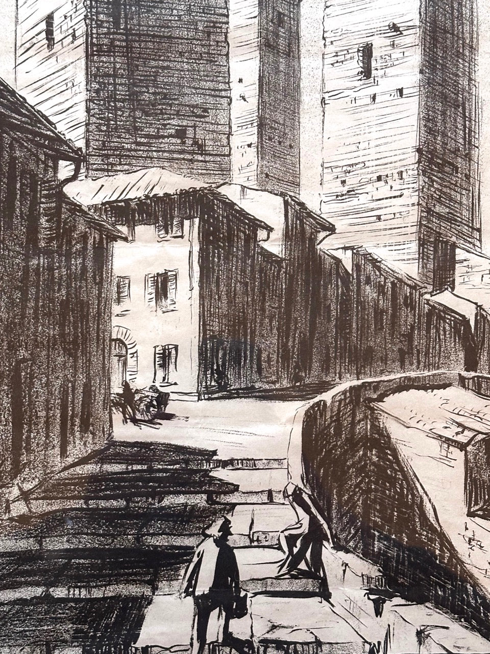 Anonymous, Medieval Italian Towers (1920/1930s)