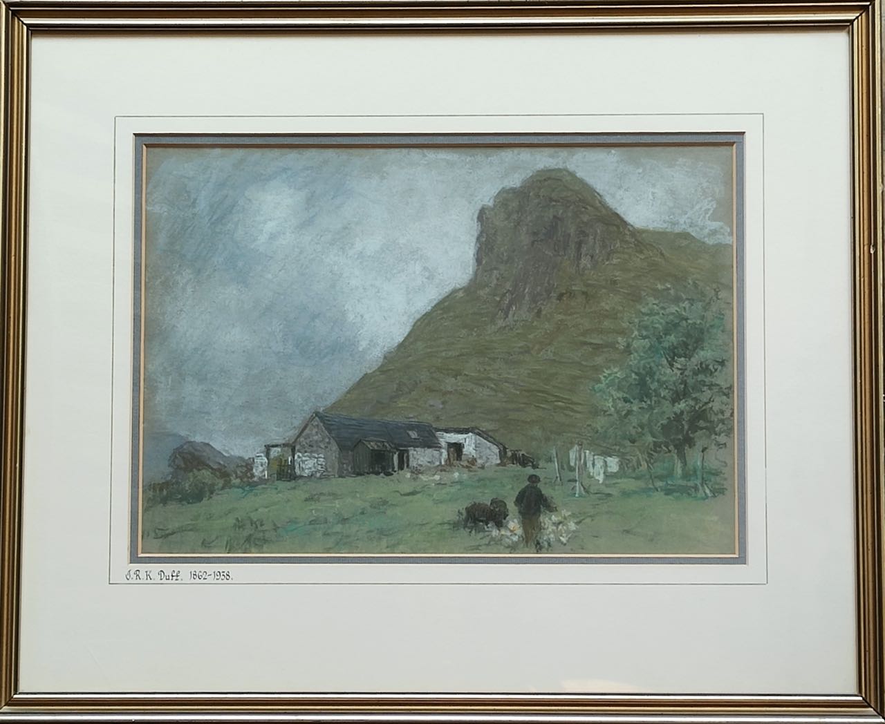 John Robert Keitley Duff (1862-1938), Cottage on a Hillside