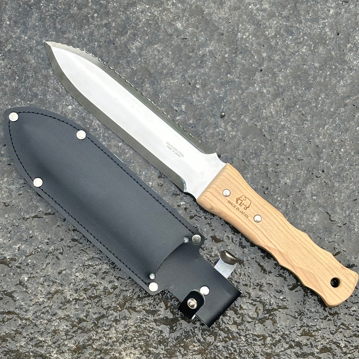 'Hori Hori' Japanese gardening knife (including holster)